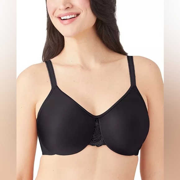 NWT Wacoal Surreal Comfort Underwire Unlined Black Size 34DD 855335 - Picture 1 of 5